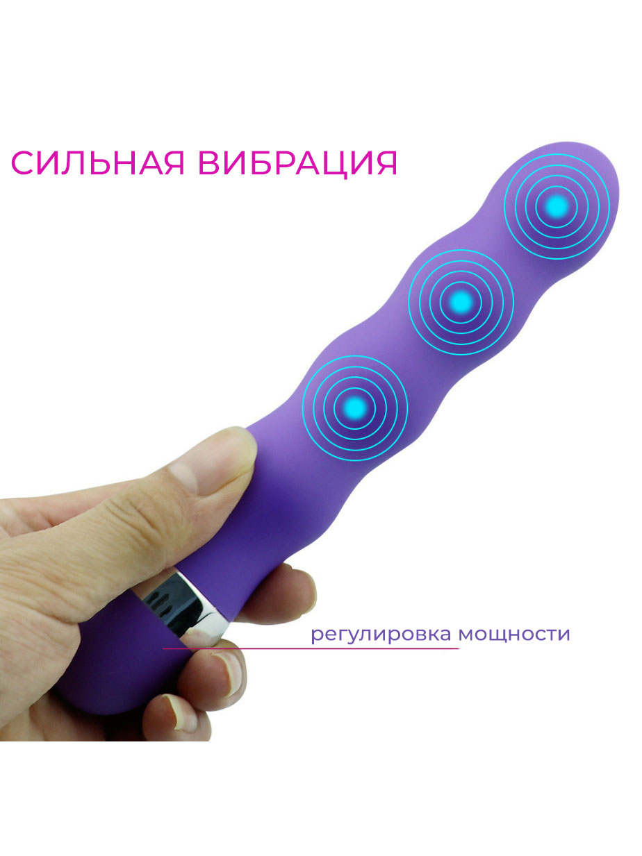Анальный стимулятор с вибрацией SeSati SA604B1PL18PL — фото 8